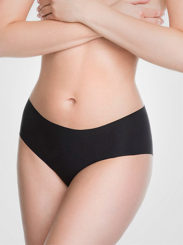 Julimex Seamless Laser-cut Briefs Bliss Black