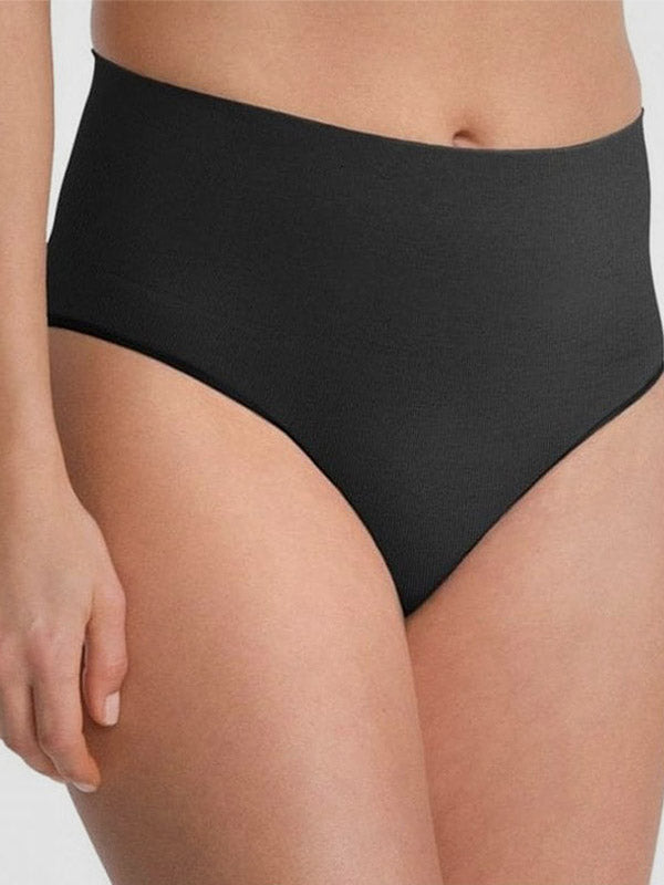 Spanx koreguojančios paaukštinto juosmens kelnaitės iš perdirbto nailono "Ecocare Black"