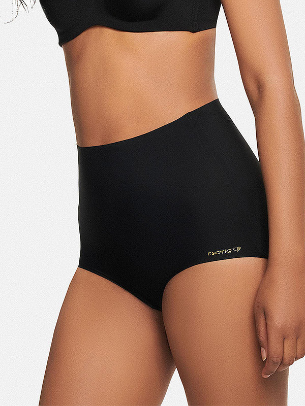 Esotiq aukšto juosmens kelnaitės "Plain Black"