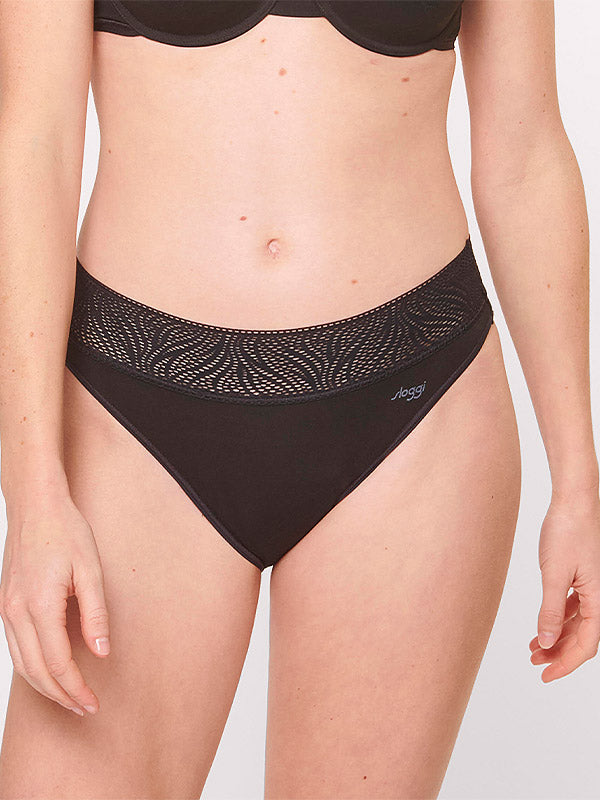 Sloggi menstruacinės kelnaitės "Period Pants Tai Light Black"