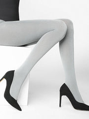 Marilyn 3D mikrofibros pėdkelnės "Shine E57 100 Den Grey - Silver Lurex"