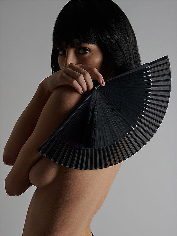 Maison Close Fan L'Exaltant Fan Black