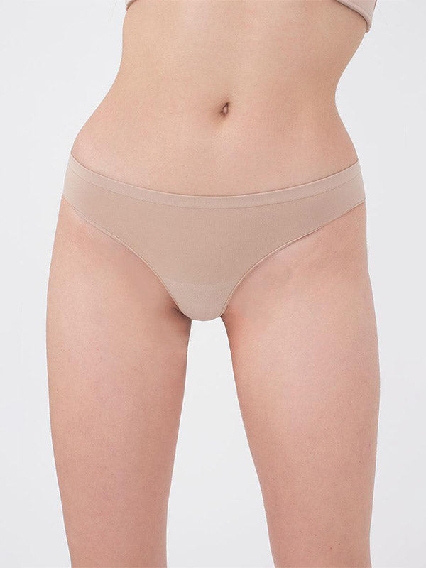 Giulia mikrofibros stringai kelnaitės "Ronya Nude"