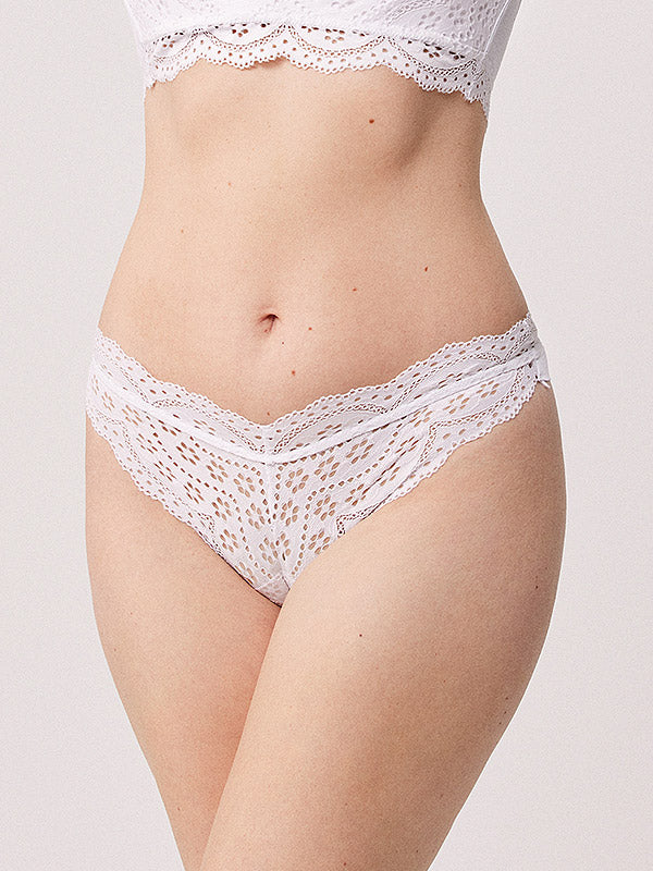 Ysabel Mora tanga kirpimo kelnaitės "Valdirene White"