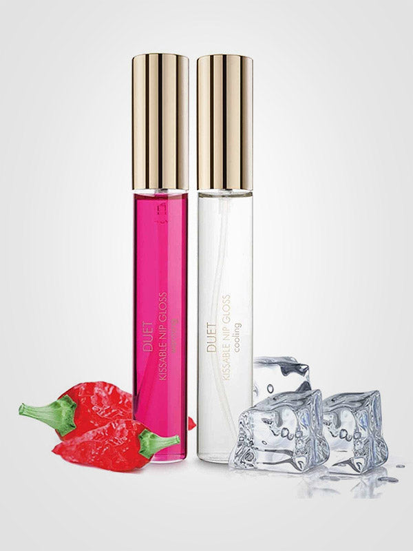 Bijoux Indiscrets Stimulating Serum Set Nip Gloss Cooling - Warming