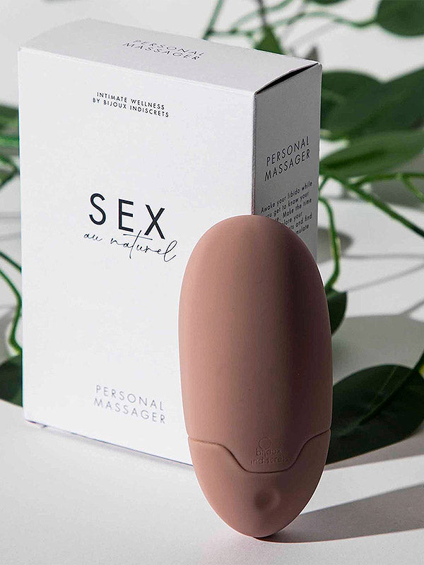 Bijoux Indiscrets intymių zonų masažuoklis "Sex au Naturel Personal Massager Pink"