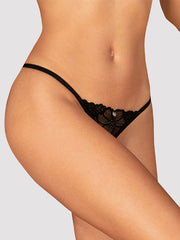 Obsessive atviros kelnaitės stringai "Serafia Black"
