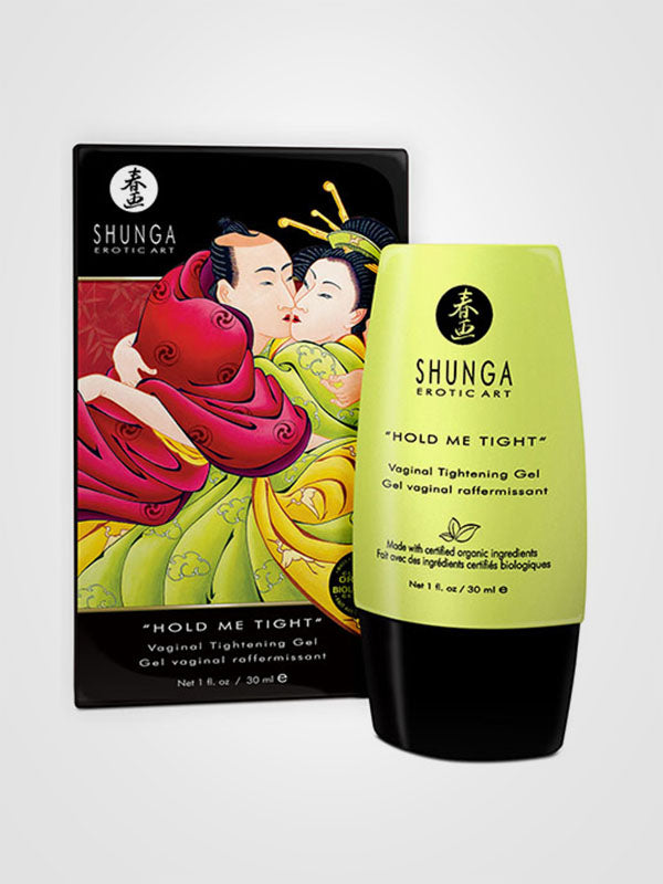 Shunga stangrinantis vaginalinis gelis "Hold Me Tight Organic"