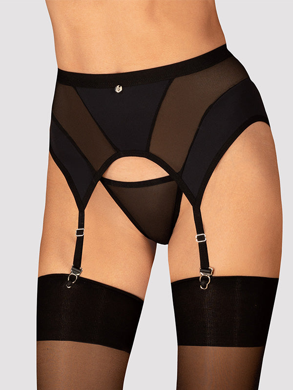 Obsessive prisegamų kojinių diržas "Chic Amoria Black"