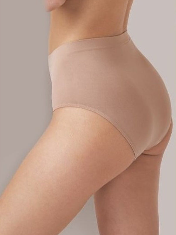 Gatta besiūlės aukšto juosmens kelnaitės "Bikini Maxi Nude"