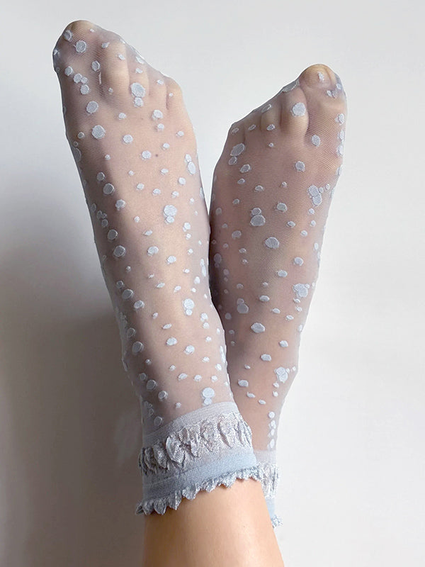 Veneziana raštuotos kojinaitės "Elvira Light Blue"