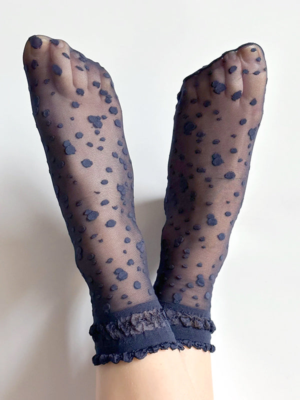 Veneziana raštuotos kojinaitės "Elvira Dark Blue"