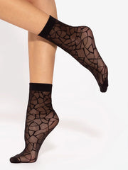 Gatta raštuotos kojinaitės "Trendy 09 20 Den Black"