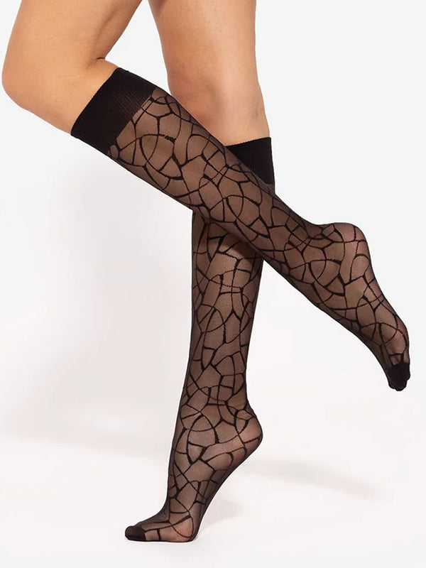 Gatta raštuotos puskojinės "Trendy 09 20 Den Black"