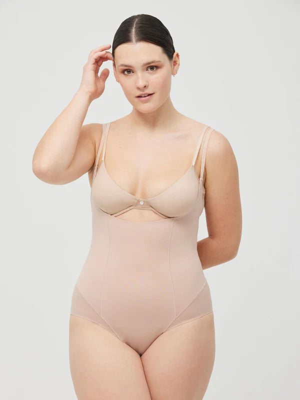 Ysabel Mora puuvillane salendav bodysuit 