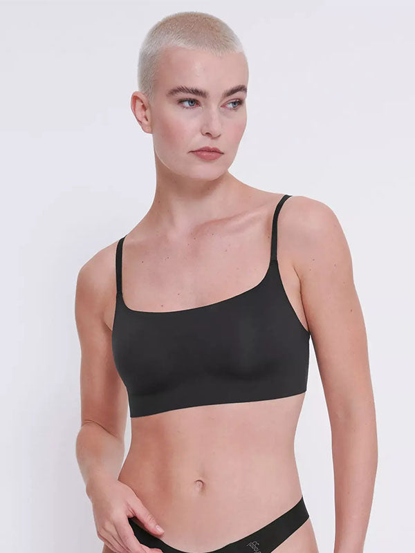 Sloggi lazeriu kirpta liemenėlė "Zero Feel 2.0 Ultra Black"