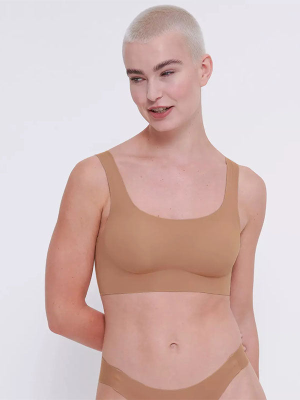 Sloggi lazeriu kirpta liemenėlė "Zero Feel 2.0 Top Nude"