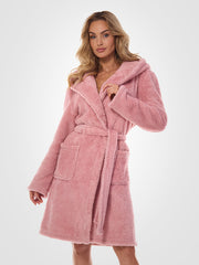 L&L chalatas su ausytėmis "Funny Powder Pink"