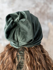 Lega veliūrinė kepurė "Rena Green Velour"