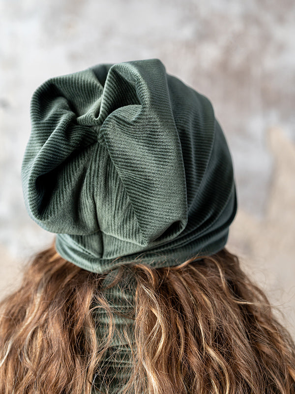 Lega veliūrinė kepurė "Rena Green Velour"