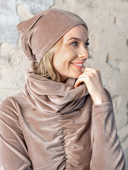 Lega veliūrinė mova "Dora Cappuccino Velour"
