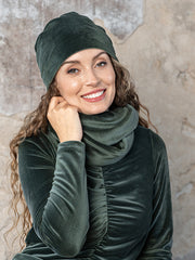 Lega veliūrinė mova "Dora Green Velour"