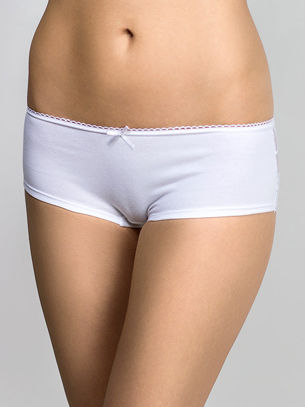 Lega Cotton Shorties Vestia White