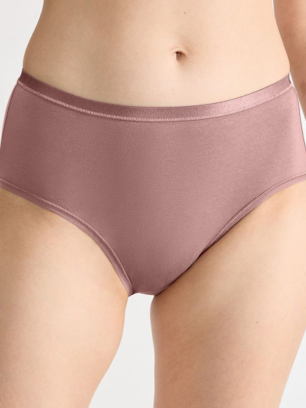 Sloggi 3 organinės medvilnės kelnaičių komplektas "Go Daily Dark Pink"