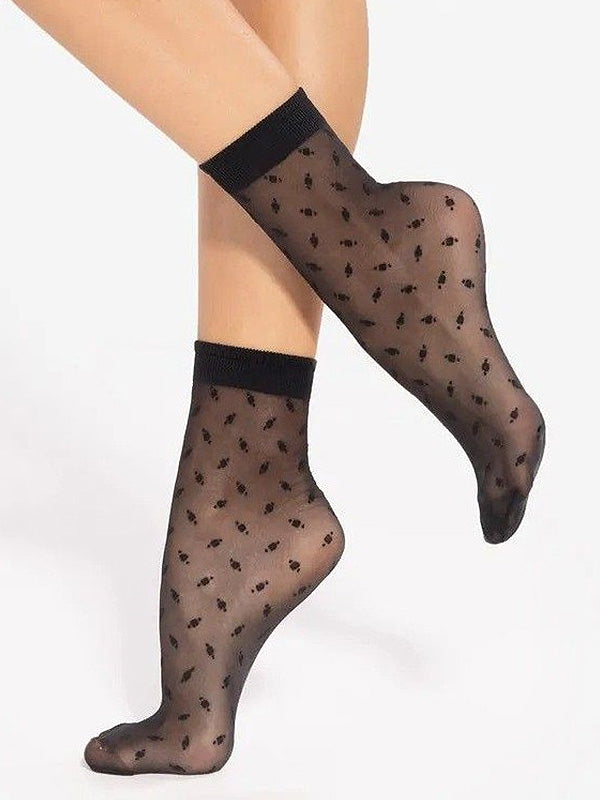 Gatta raštuotos kojinaitės "Trendy 18 20 Den Black"