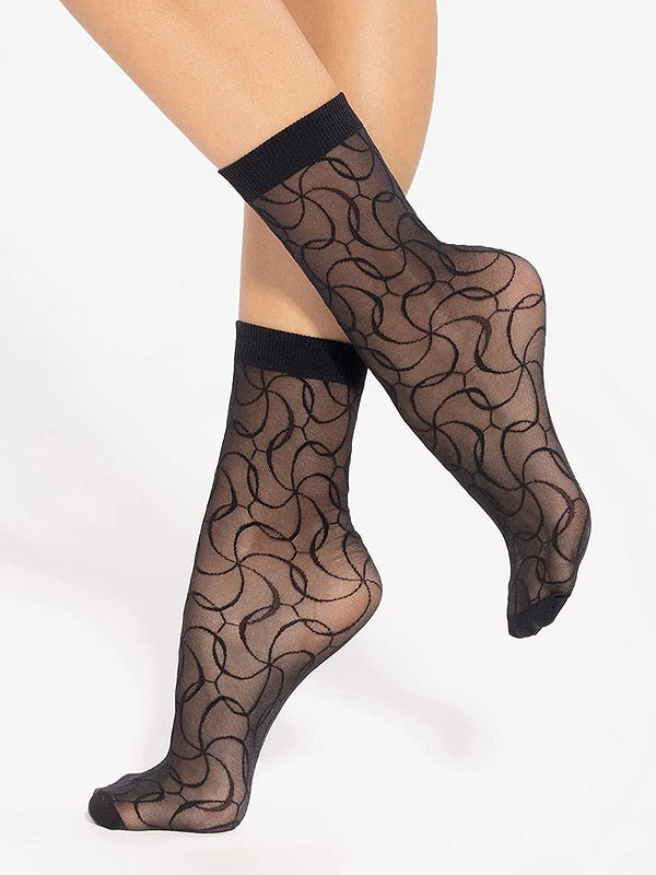 Gatta raštuotos kojinaitės "Trendy 19 20 Den Black"