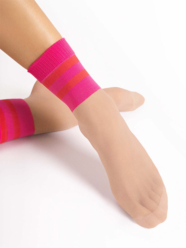 Fiore raštuotos kojinaitės "Dash Nude - Pink"