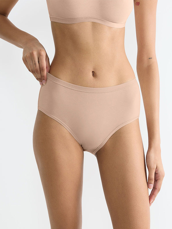 Sloggi 3 organinės medvilnės kelnaičių komplektas "Go Daily Nude"