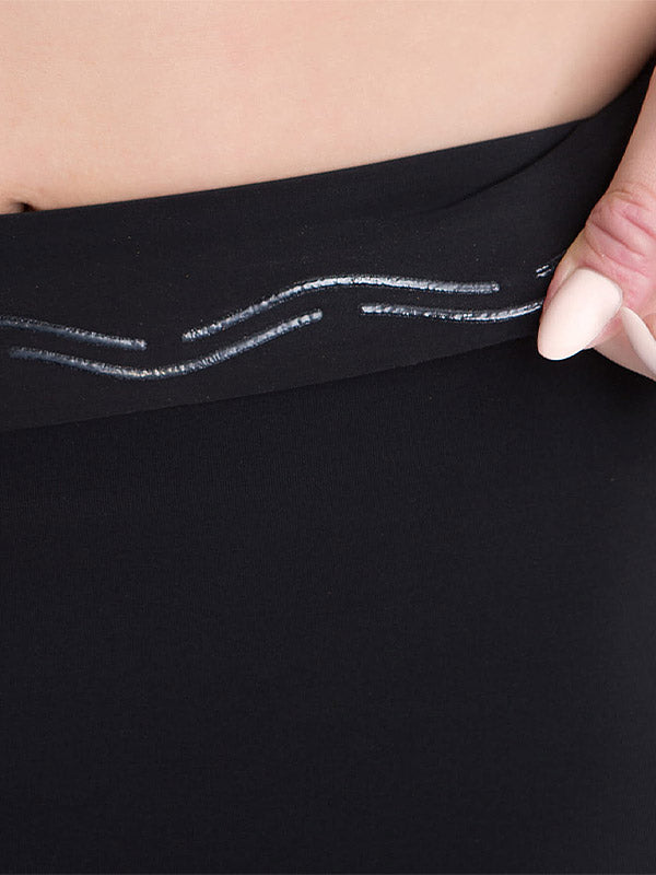 Julimex formuojančios kelnaitės stringai aukštu juosmeniu "Viola Black"