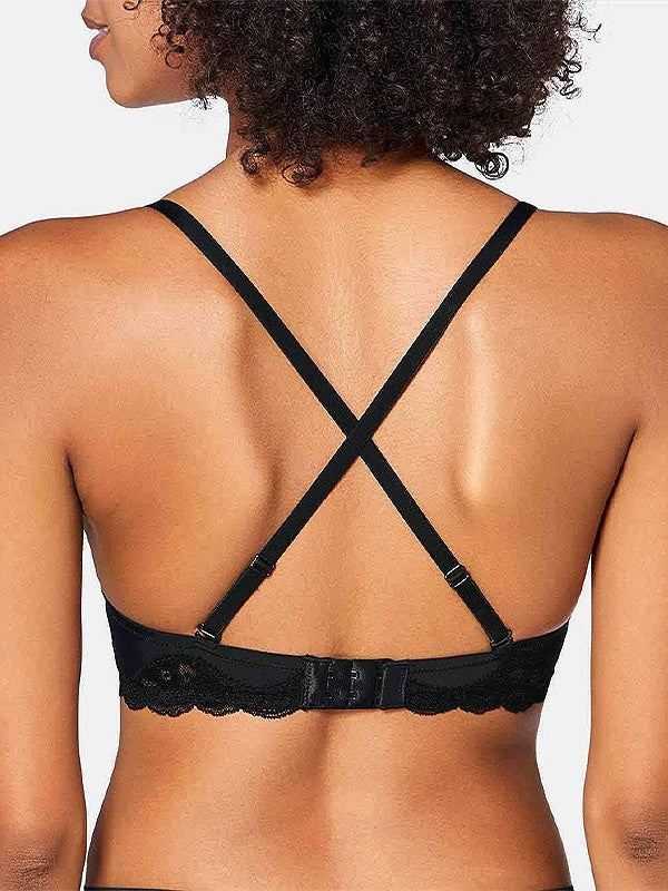 Triumph push up liemenėlė "Lovely Micro WHUM Black"