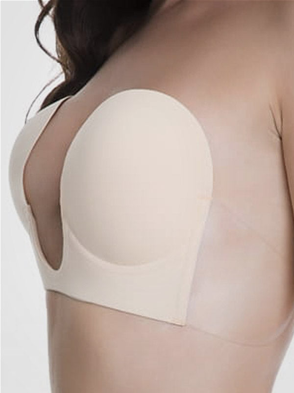 Julimex prilimpanti liemenėlė su silikonu "W!bra Nude"