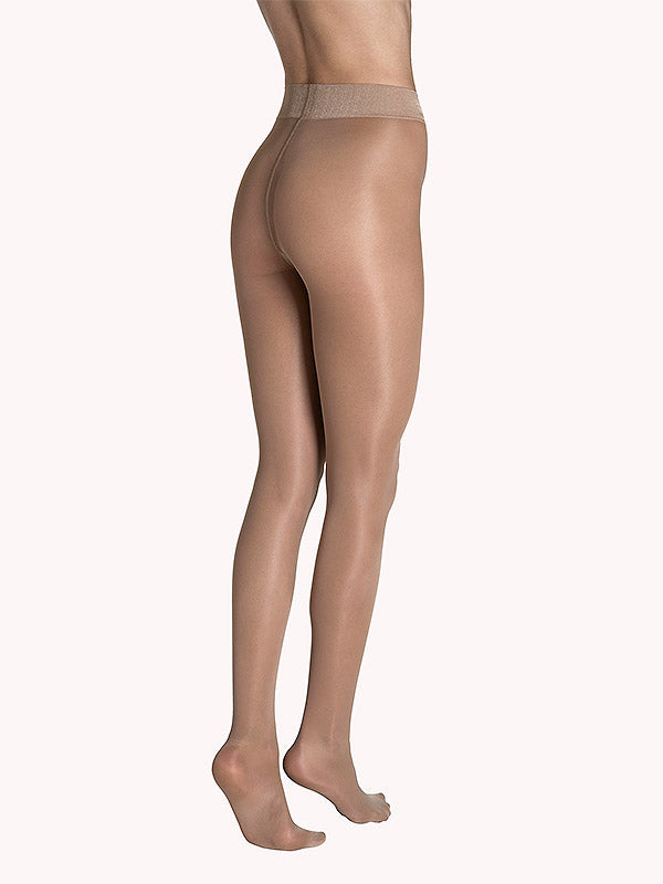 Lisca pusiau blizgios mikrofibros pėdkelnės "Selection 40 Den Light Nude"