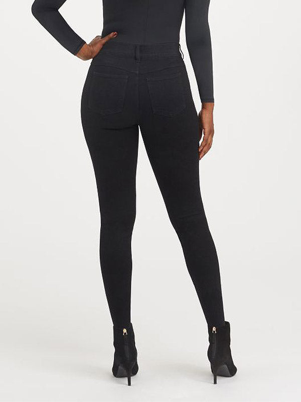 Spanx koreguojantys džinsai-leginsai "Ankle Skinny Black"