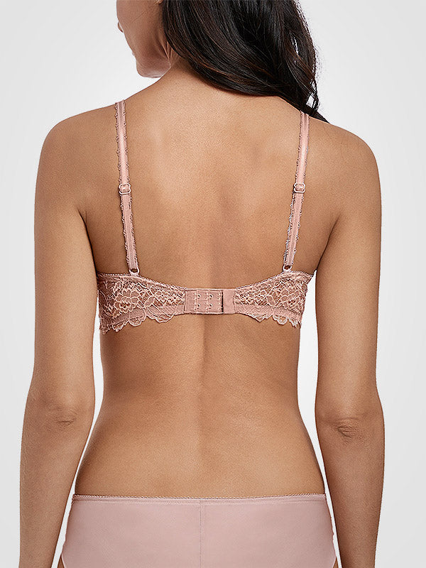 Wacoal nėriniuota liemenėlė su lankeliais "Lace Perfection Rose Mist"