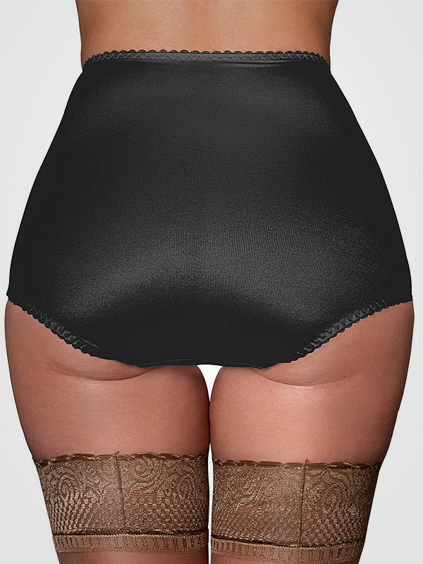 Nylon Dreams aukšto juosmens kelnaitės "Girdle Black"