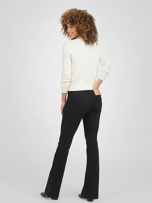 Spanx koreguojantys džinsai "Flare Black"