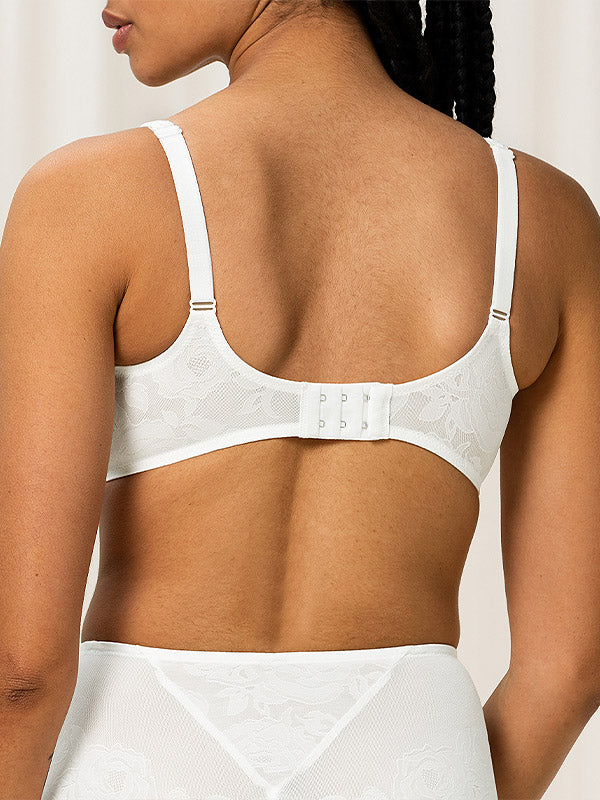 Triumph krūtinę mažinanti liemenėlė su lankeliais "Wild Rose Sensation W01 White"