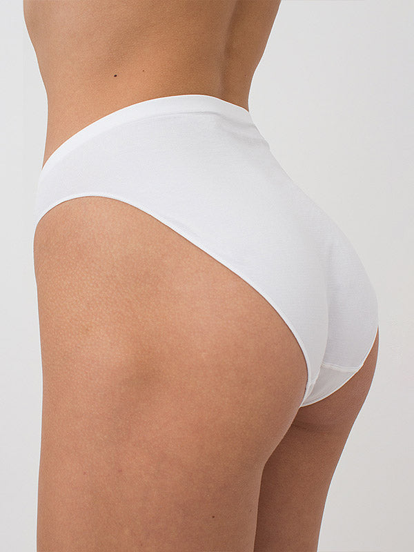 Giulia besiūlės klasikinės kelnaitės "Hi-leg White"