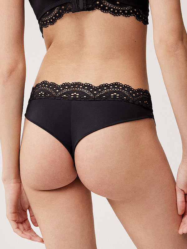 Ysabel Mora tanga kirpimo kelnaitės "Valdirene Black"