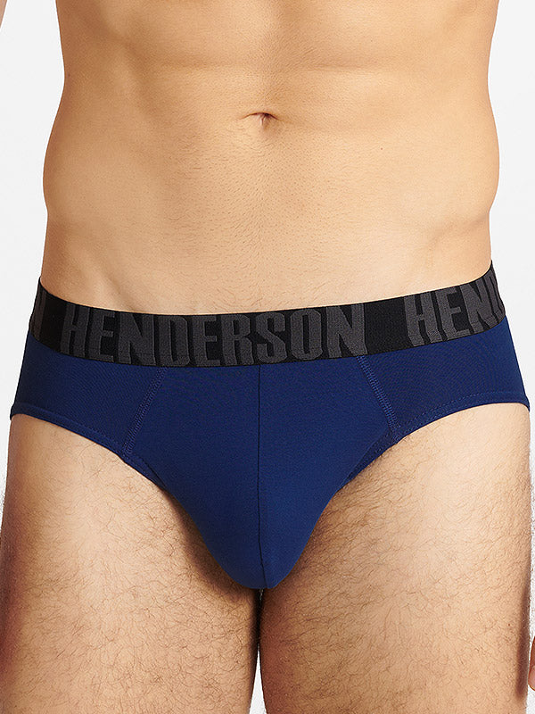 Henderson 2 vyriškų medvilninių kelnaičių komplektas "Fog Black - Navy"