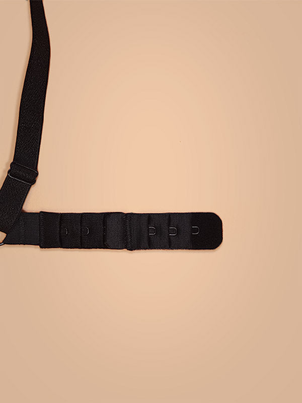 Gorteks liemenėlės užsegimo prailginimas "Hook 1 Black"