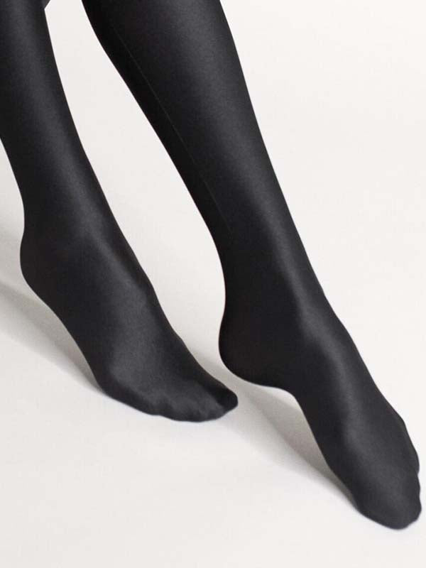 Marilyn blizgios pėdkelnės "Shine B14 160 Den Black"