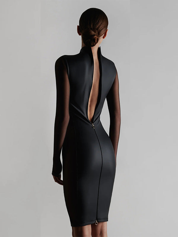 Maison Close suknelė su tiulio rankovėmis "Chambre Noire Black"