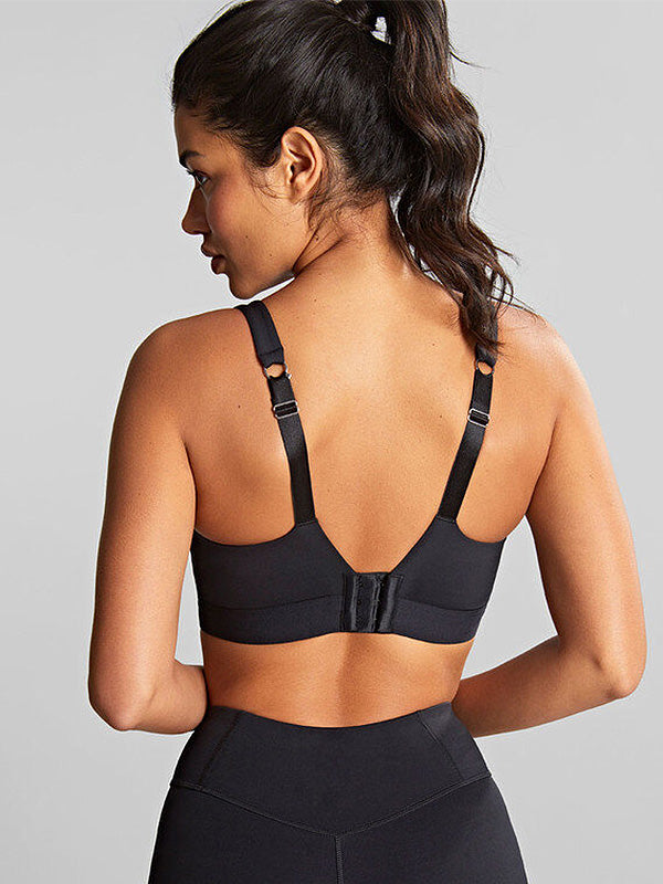 Panache minkšta sportinė liemenėlė su lankeliais "Sports Non Paded Black"