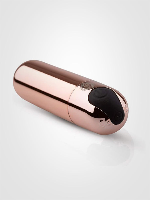 Rosy Gold intymių zonų masažuoklis "New Bullet Rose Gold"