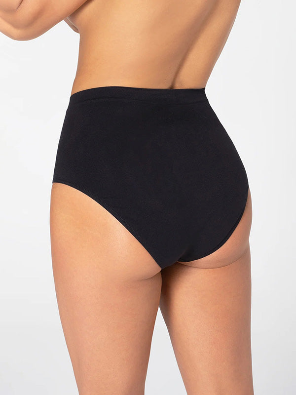 Gatta besiūlės aukšto juosmens kelnaitės "Bikini Maxi Black"